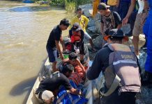 Seorang Anak yang Hanyut di Sungai Karangbua Ditemukan Meninggal