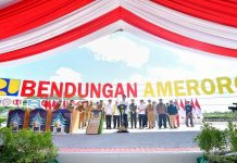 Presiden Jokowi Resmikan Bendungan Ameroro Konawe