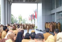 Asisten I Pimpin Apel Gabungan Pemprov Sultra