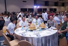 Pj Gubernur Sultra Hadiri Rakor Kesiapan Pilkada Serentak 2024