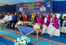 Tina Nur Alam Hadiri Upacara HUT Butur