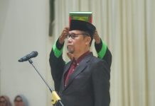 Amrin Abdullah Dilantik Jadi Kepala Inspektorat Baubau