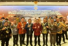 Pj Gubernur Sultra Hadiri Penyampaian Hasil Pemeriksaan BPK