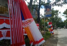 HUT RI ke-79, Penjual Umbul-umbul Mulai Bermunculan di Kota Kendari
