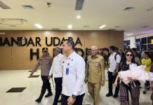 Kepala BNN RI ke Sultra, Sekda Asrun Lio Lakukan Penjemputan