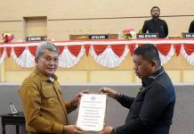 DPRD Terima Penetapan Raperda Pertanggungjawaban APBD Kota Kendari Tahun 2023
