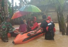Lima Desa di Konut Terendam Banjir, Tim SAR Gabungan Evakuasi Warga