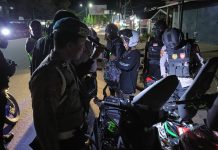 Polresta Kendari Amankan 10 Motor Knalpot Brong dan Miras
