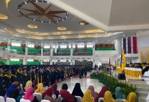 1.614 Mahasiswa UHO Kendari Diwisuda Pada Gelombang Kedua