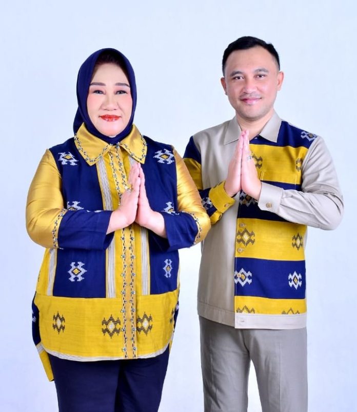 Calon Gubernur dan Wakil Gubernur Sultra, Tina Nur Alam dan LM Ihsan Taufik Ridwan.