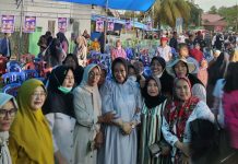 Tina Nur Alam Kukuhkan Relawan Kapoiala, Disambut Shalawat Badar