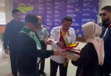 Beri Motivasi, Pj Gubernur Sultra Temui Langsung Atlet PON XXI di Aceh
