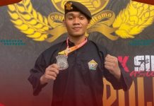 Atlet Pencak Silat Polresta Kendari Raih Medali Perak Piala Kapolri 2024