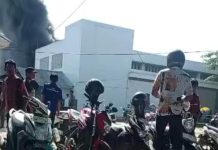Gudang Cleaning Service RSUD Bahteramas Kendari Terbakar, Pasien Dievakuasi Demi Keselamatan