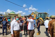 Pemkot Baubau Tanggap Cepat Atasi Bangunan Roboh di Pasar Wameo