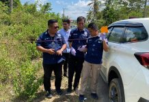 Labfor Makassar Olah TKP Cari Penyebab Kaca Mobil Dinas Camat Baito Pecah