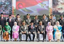 Sekda Sultra Hadiri Upacara Peringatan HUT Ke-79 TNI