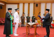 Ridwan Badallah dilantik sebagai Pj Bupati Busel