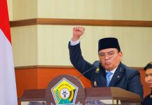 Pj Gubernur Hadiri Pelantikan Pimpinan DPRD Sultra 2024-2029, Dorong Sinergi untuk Pembangunan Berbasis Data Presisi