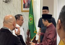 Pertemuan Strategis, Pj Gubernur Sultra dan Menteri Agama Bahas Transformasi IAIN Kendari Jadi UIN