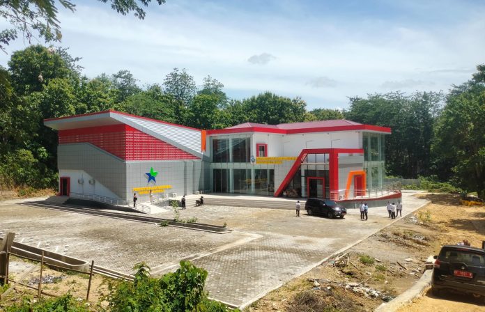 Gedung Perpusda Kabupaten Buton Selatan.