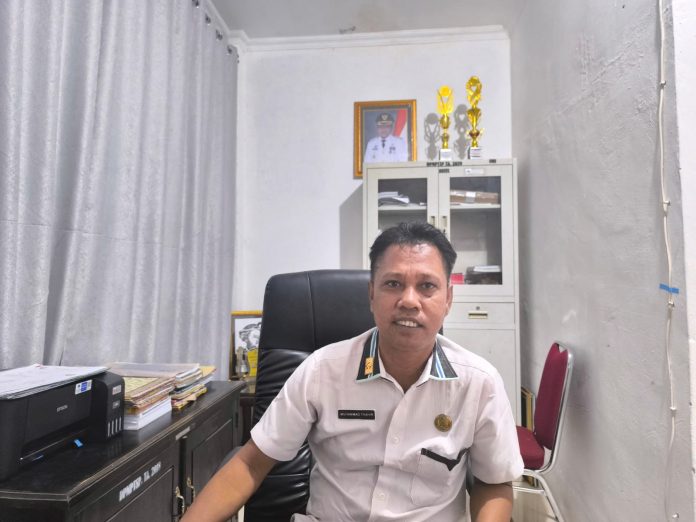 Kadis penanaman modal dan PTSP Buton Selatan, Muhammad Thahir, Rabu 22 Januari 2025. Foto : Rk/Datasultra.com