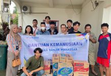 Asmo Sulsel Bantu Korban Bencana Banjir di Manggala dan Antang