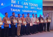 Assessment Center Polda Sultra Raih Penghargaan dari Karo Binkar SSDM Polri