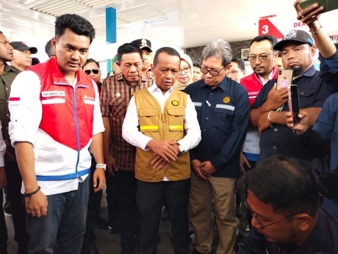Menteri ESDM Bahlil Lahadalia Pastikan Stok BBM dan Listrik di Baubau Aman Jelang Idulfitri