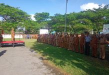 Pimpin Apel Perdana, Bupati Mubar Tekankan Disiplin ASN