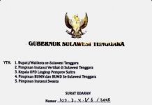 Gubernur Sultra Instruksikan Pemutaran Lagu Indonesia Raya di Instansi dan Ruang Publik