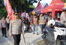 Pastikan Kelancaran Lalulintas, Kapolresta Pantau Pasar Tumpah Kendari