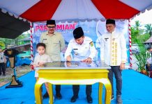 Gubernur Sultra Resmikan Gerbang Batas Kolaka Timur-Konawe