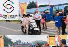 Hangatnya Ramadan, IKA Alumni SMPN 1 Barangka Berbagi Takjil untuk Masyarakat