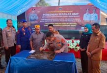 Kapolda Sultra Resmikan Markas Unit Polairud di Muna Barat