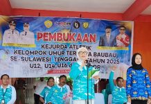 Wawali Baubau Buka Kejurda Olahraga Atletik 2025