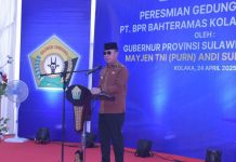 Gubernur Sultra Resmikan Gedung BPR Bahteramas Kolaka, Simbol Penguatan Ekonomi Daerah