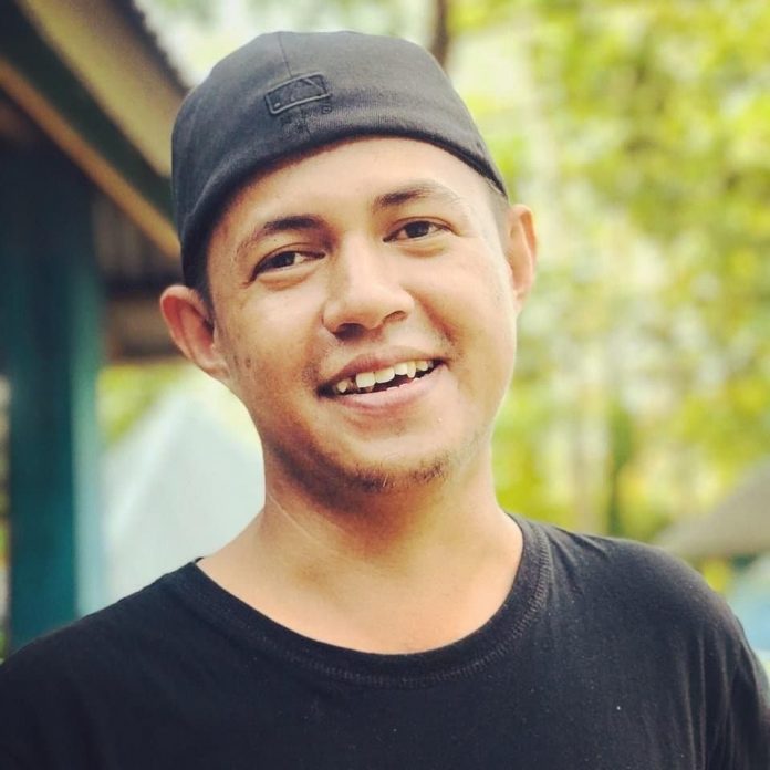 Wakil Ketua Karang Taruna Kota Baubau, Rajif Supu.