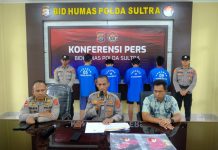 Polda Sultra Ungkap 71 Kasus, 97 Tersangka Diamankan dalam Operasi Pekat Anoa 2025