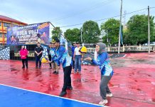 Semarak Pembukaan Turnamen Voli Putra Se-Sultra “Kapolres Cup Baubau 2025”