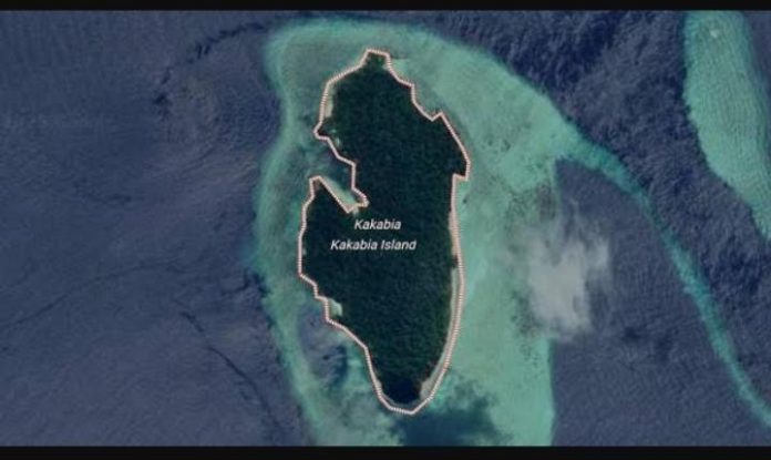 Pulau kakabia atau Kawikawia. (Foto : Istimewa).