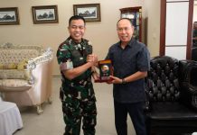 Kepala Puspenerbad Temui Gubernur Sultra, Bahas Rencana Pembangunan Lanud di Konawe Utara