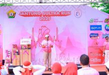 Jantung Sultra Run Warnai Hari Jantung Sedunia 2025, Wagub Hugua Ajak Masyarakat Hidup Sehat