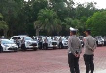 Ditlantas Polda Sultra Apel Gelar Kendaraan Pengamanan dan Pengawalan Jelang STQH di Kendari