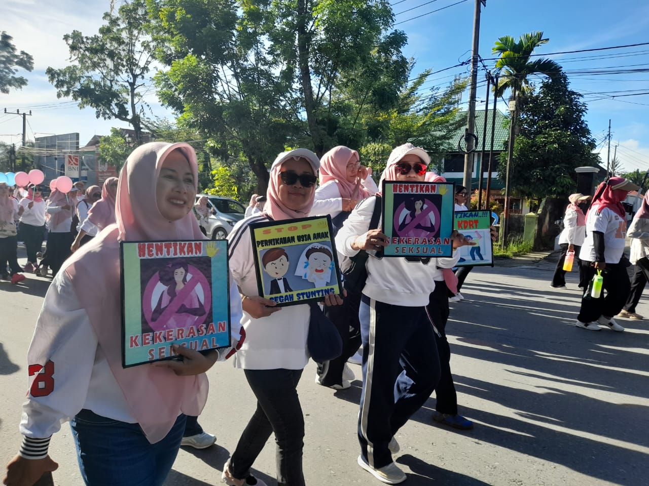 Pemkot Kendari dan RPS Gelar Kampanye Akbar Stop Kekerasan Perempuan ...