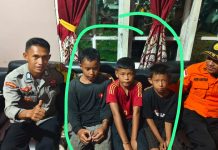 Alhamdulillah, Tiga Bocah Laki Laki yang Hanyut saat Memancing Ditemukan Selamat