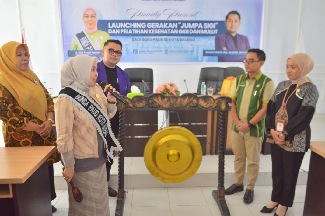 Wujudkan Generasi Emas, Bunda PAUD Baubau Luncurkan Gerakan “Jumpa Sigi”
