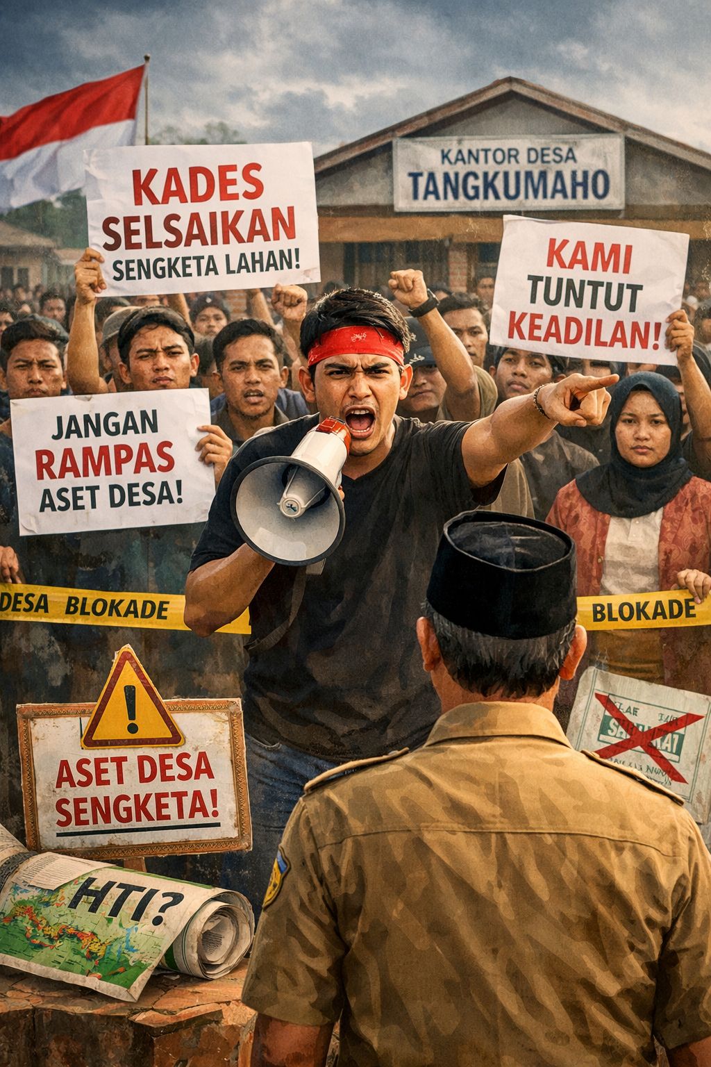 Diduga Kuasai Aset Desa, Kades Tangkumaho Diultimatum Warga