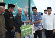 Safari Ramadan di Konawe Utara, Wagub Sultra dan PT Antam Salurkan Bantuan untuk Anak Yatim dan Warga