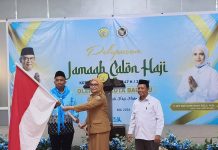 Wawali Baubau Lepas 135 Jemaah Haji, Titip Pesan Jaga Kesehatan dan Nama Baik Daerah